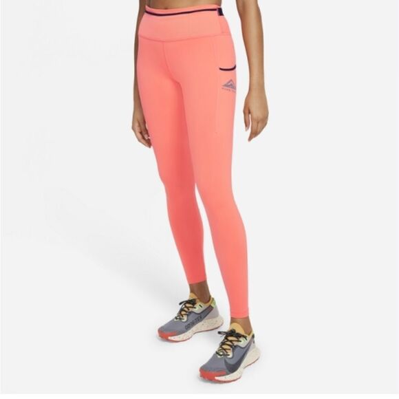 Nike Epic Luxe Women's mid rise trail running legging NWT size S🧡 - Picture 1 of 12